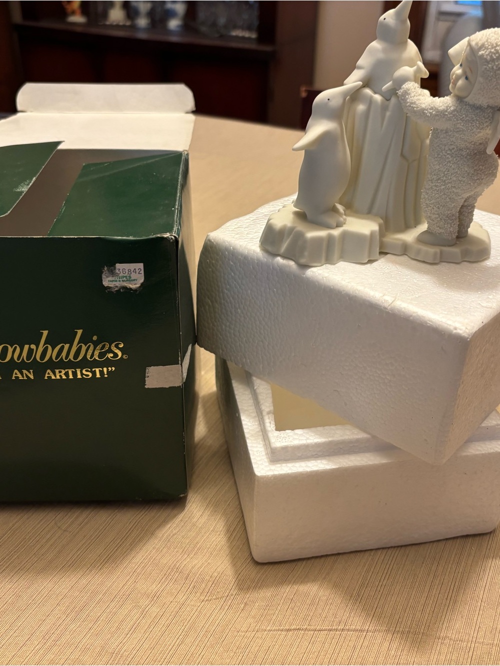 Lot of 15 Department 56 Snowbabies Porcelain Figurine in White